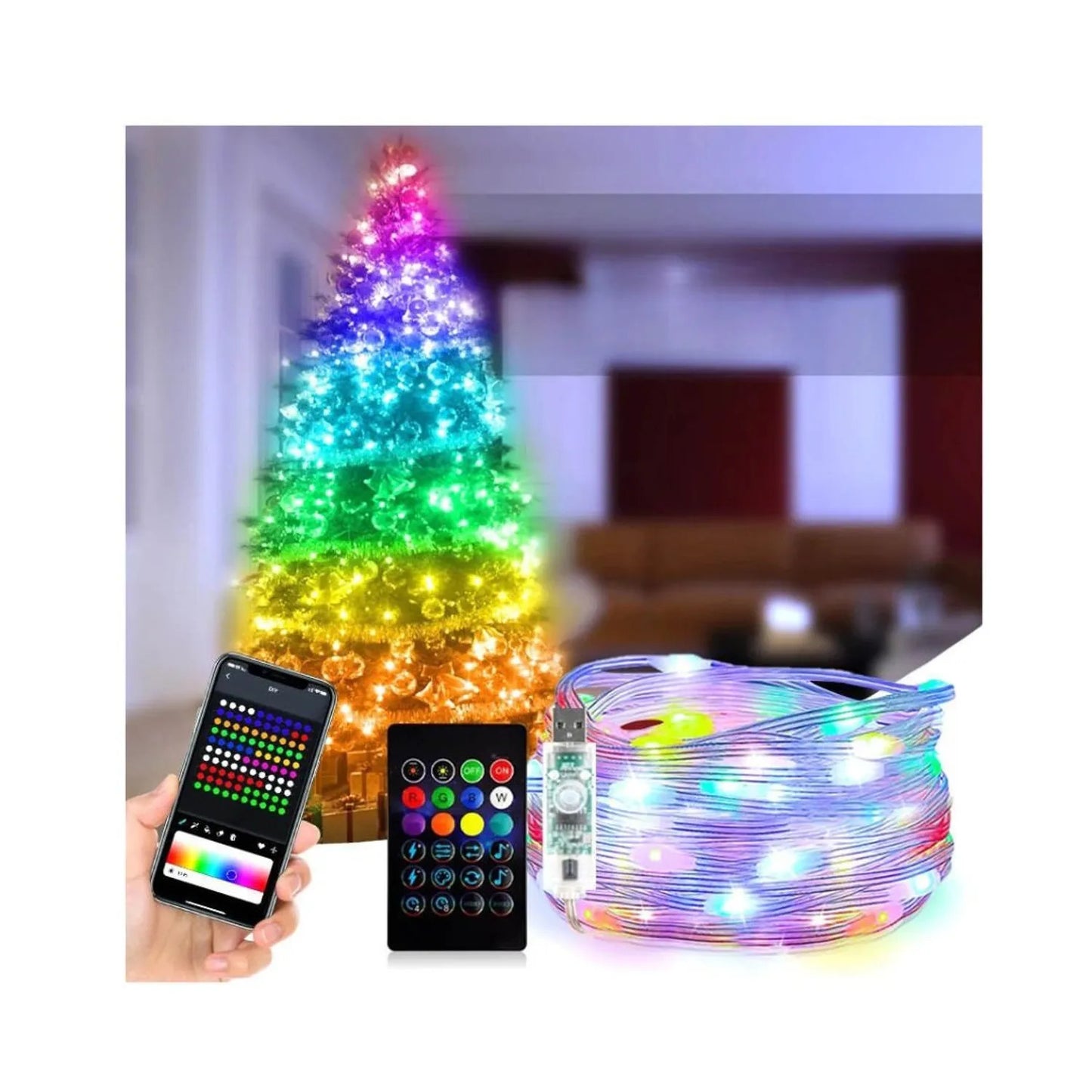 Luces Led Inteligentes De Navidad